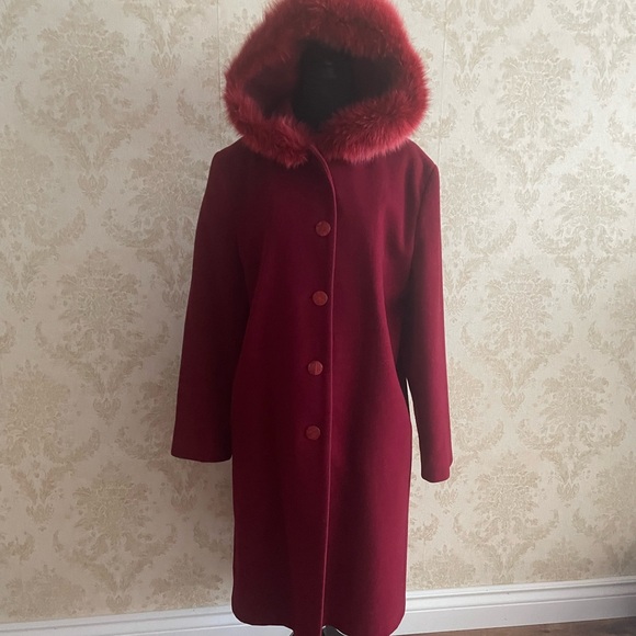Maksa wool blend made in Canada coat - Picture 2 of 10